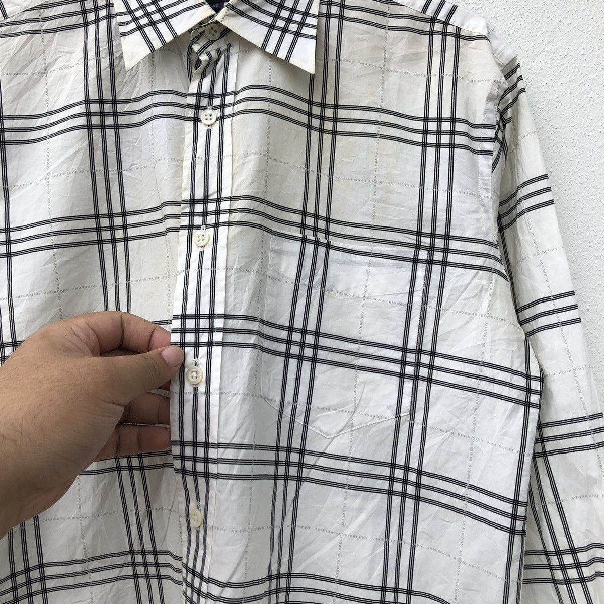 Burberry VINTAGE BURBERRY LONDON SHIRT BUTTON UPS Size US M / EU 48-50 / 2 - 4 Thumbnail