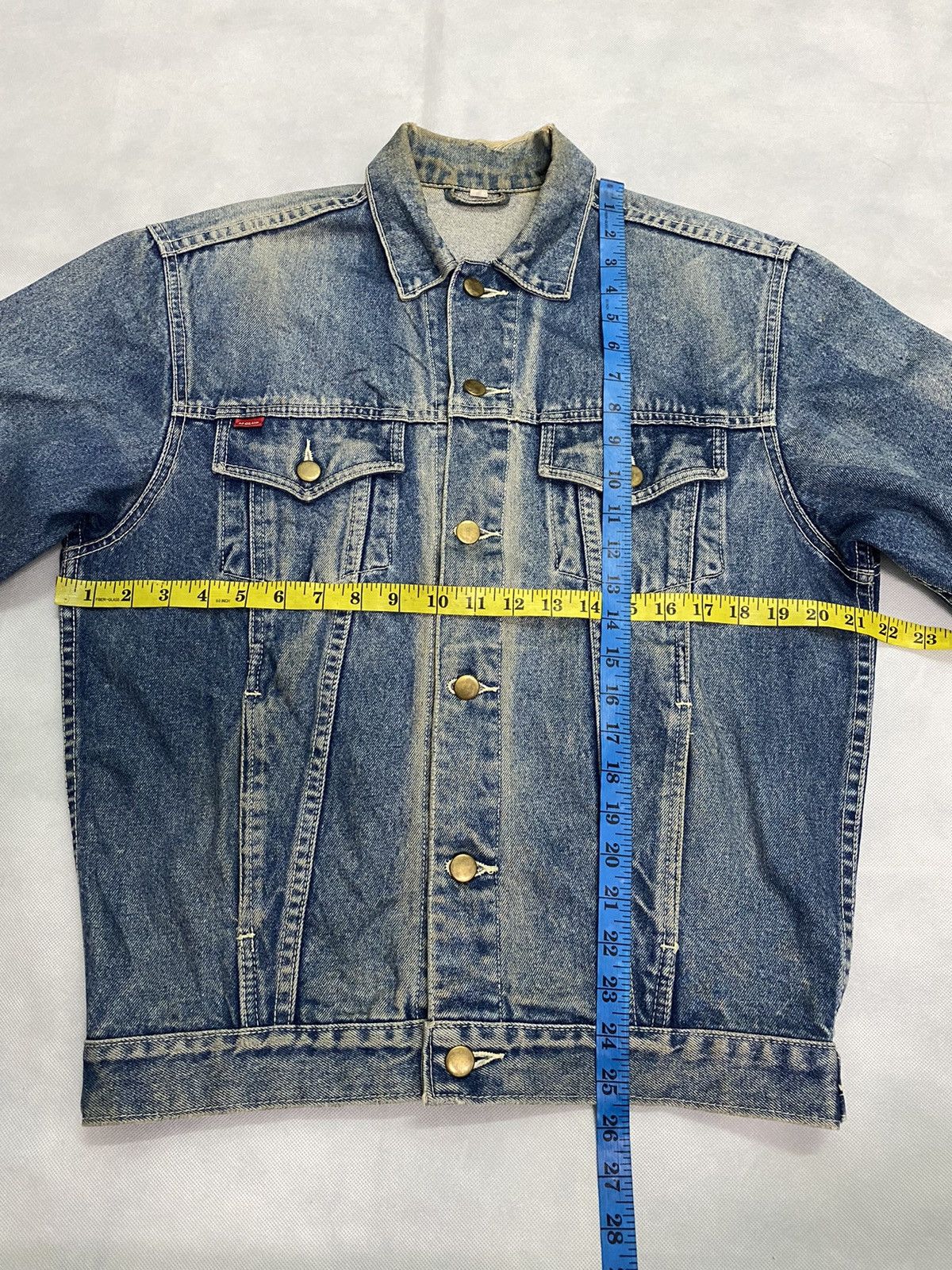 Japanese Brand × Vintage Vintage M Club Trucker Jacket Denim Size US S / EU 44-46 / 1 - 13 Thumbnail