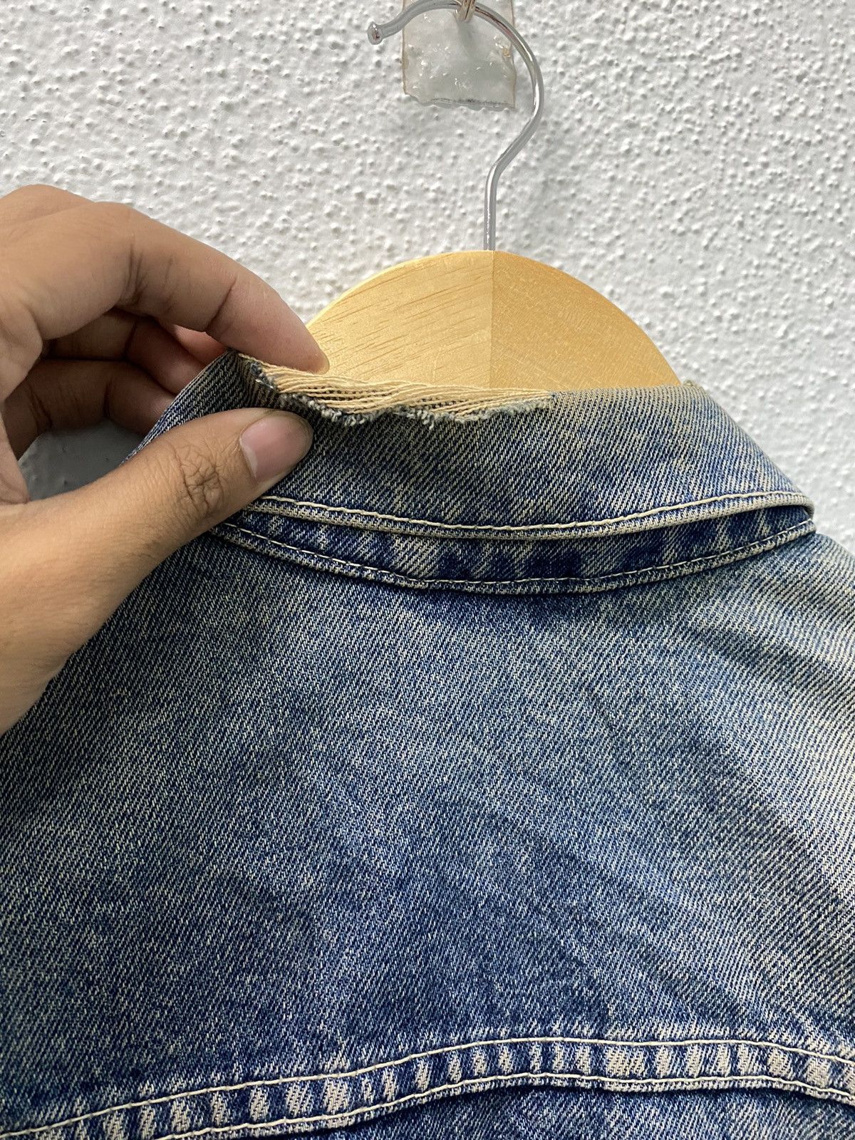 Japanese Brand × Vintage Vintage M Club Trucker Jacket Denim Size US S / EU 44-46 / 1 - 12 Thumbnail