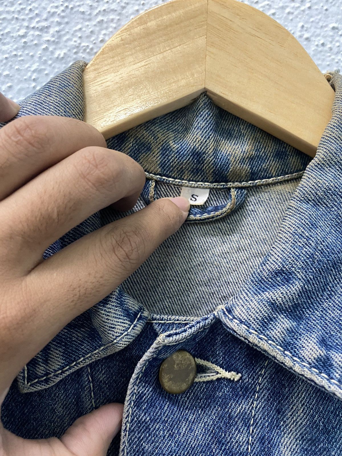 Japanese Brand × Vintage Vintage M Club Trucker Jacket Denim Size US S / EU 44-46 / 1 - 7 Thumbnail