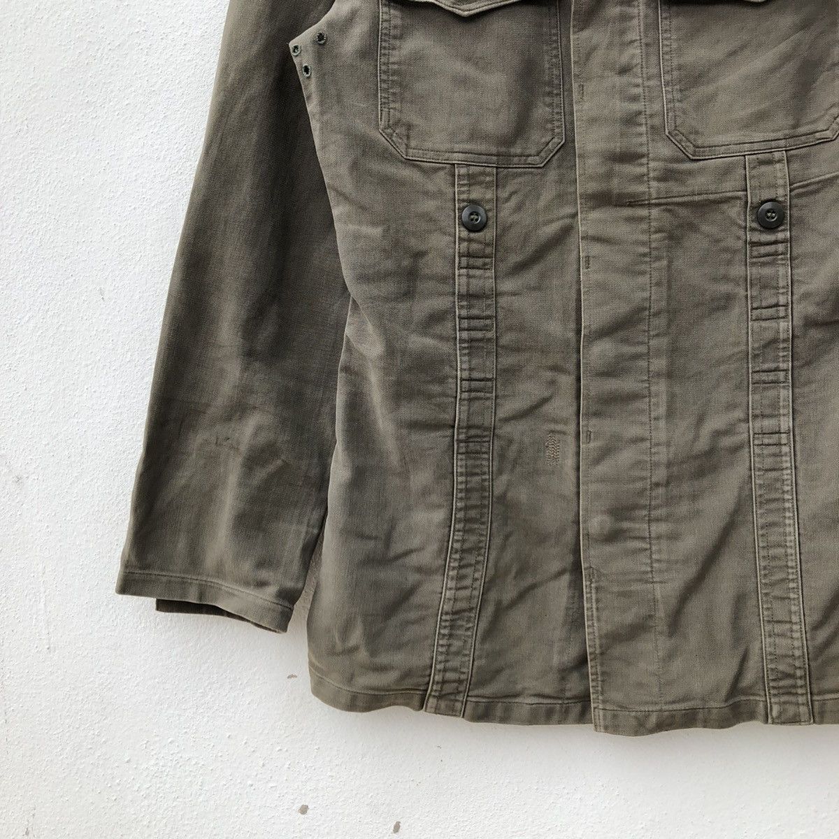 Japanese Brand MILITARY COLLECTIONS ARMY WORK WEAR JASON PATCH JACKET Size US M / EU 48-50 / 2 - 4 Thumbnail