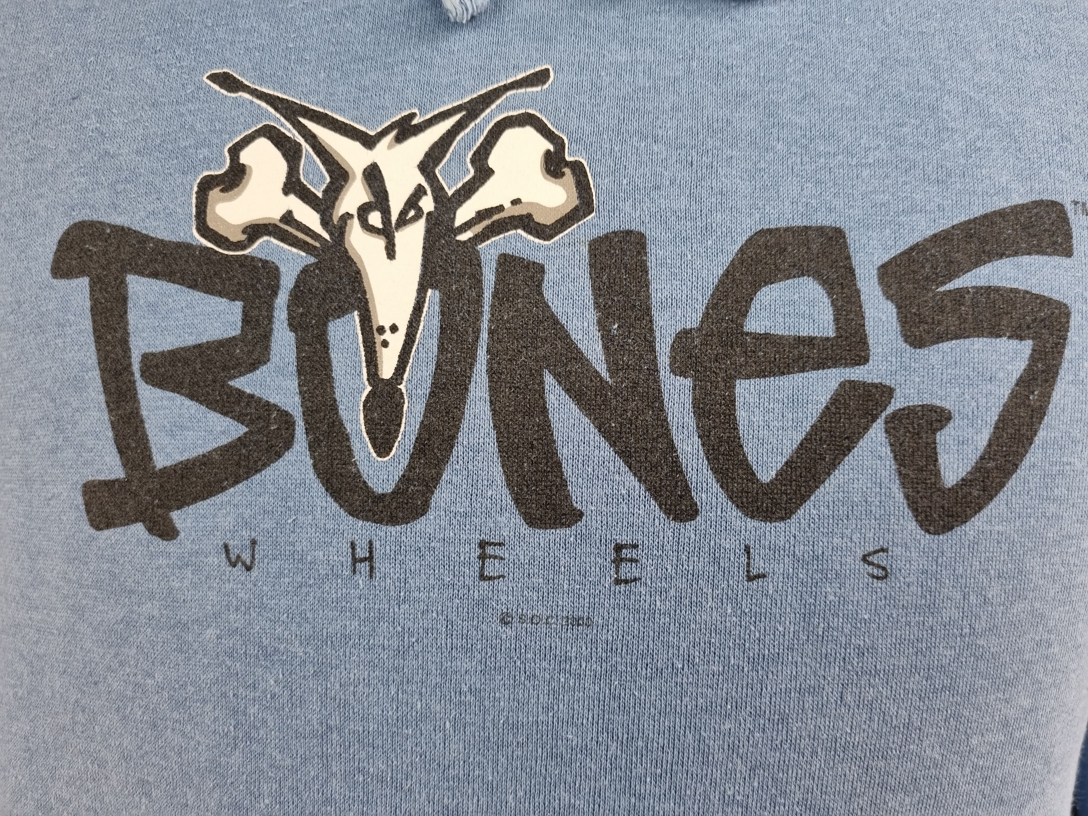 Bones × Only The Blind × Powell Peralta 90s Skate One Bones Baby blue Skateboard Hoodie Size US M / EU 48-50 / 2 - 5 Thumbnail