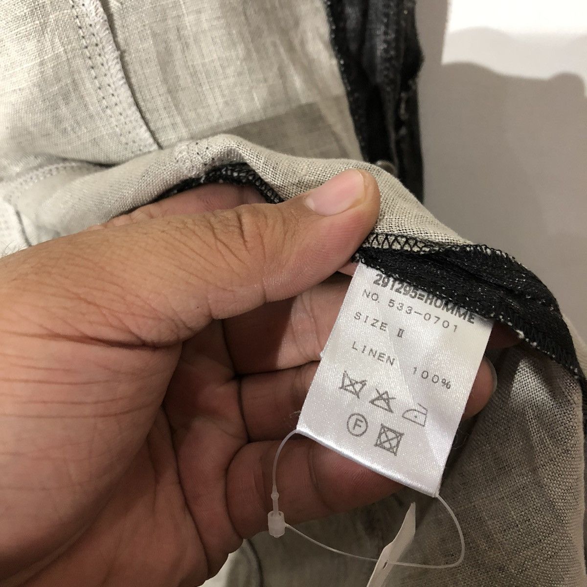 Japanese Brand DISTRESSED PATCH WORK 291295=HOMME Size US M / EU 48-50 / 2 - 12 Thumbnail