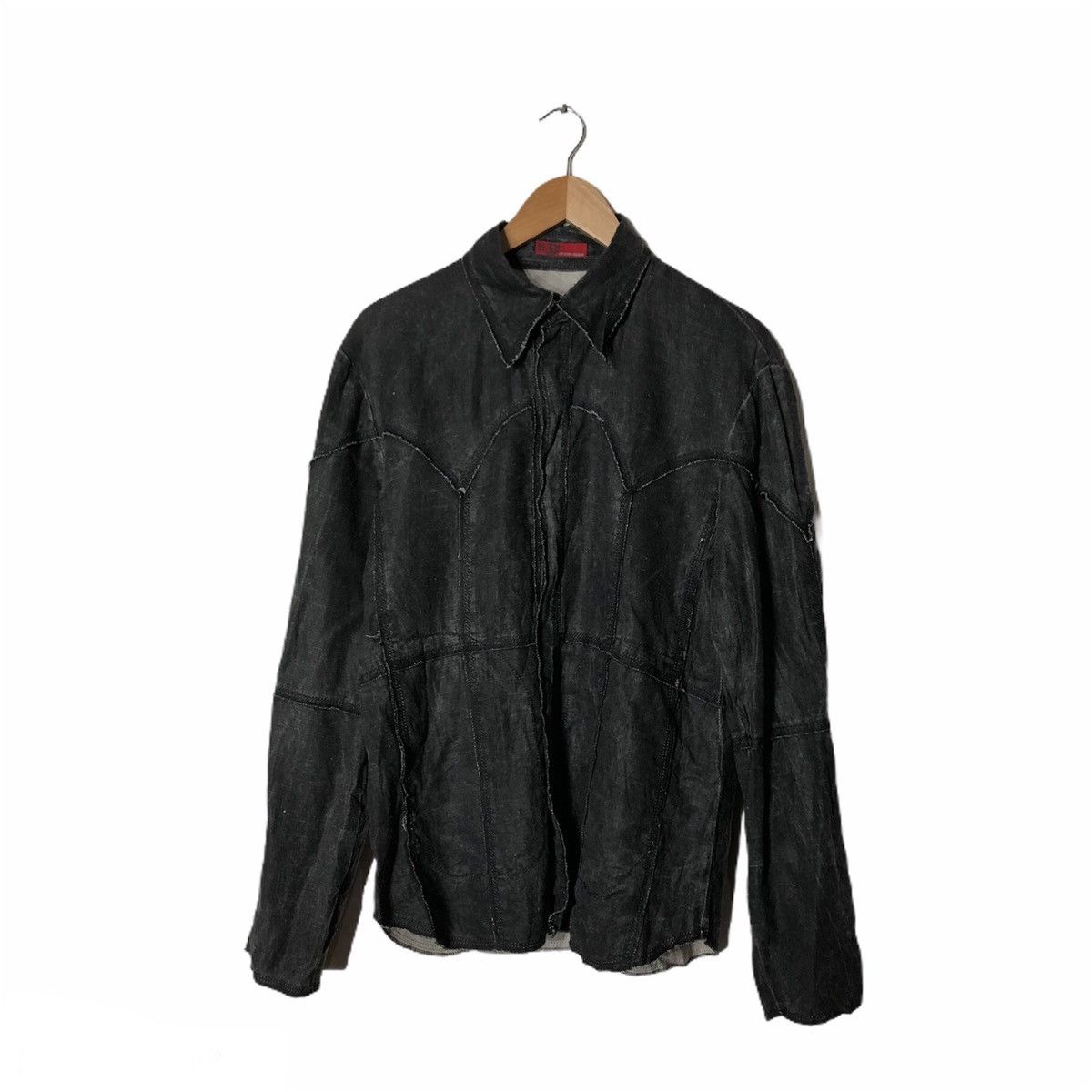 Japanese Brand DISTRESSED PATCH WORK 291295=HOMME Size US M / EU 48-50 / 2 - 1 Thumbnail