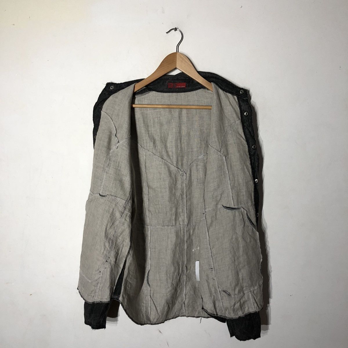 Japanese Brand DISTRESSED PATCH WORK 291295=HOMME Size US M / EU 48-50 / 2 - 10 Thumbnail