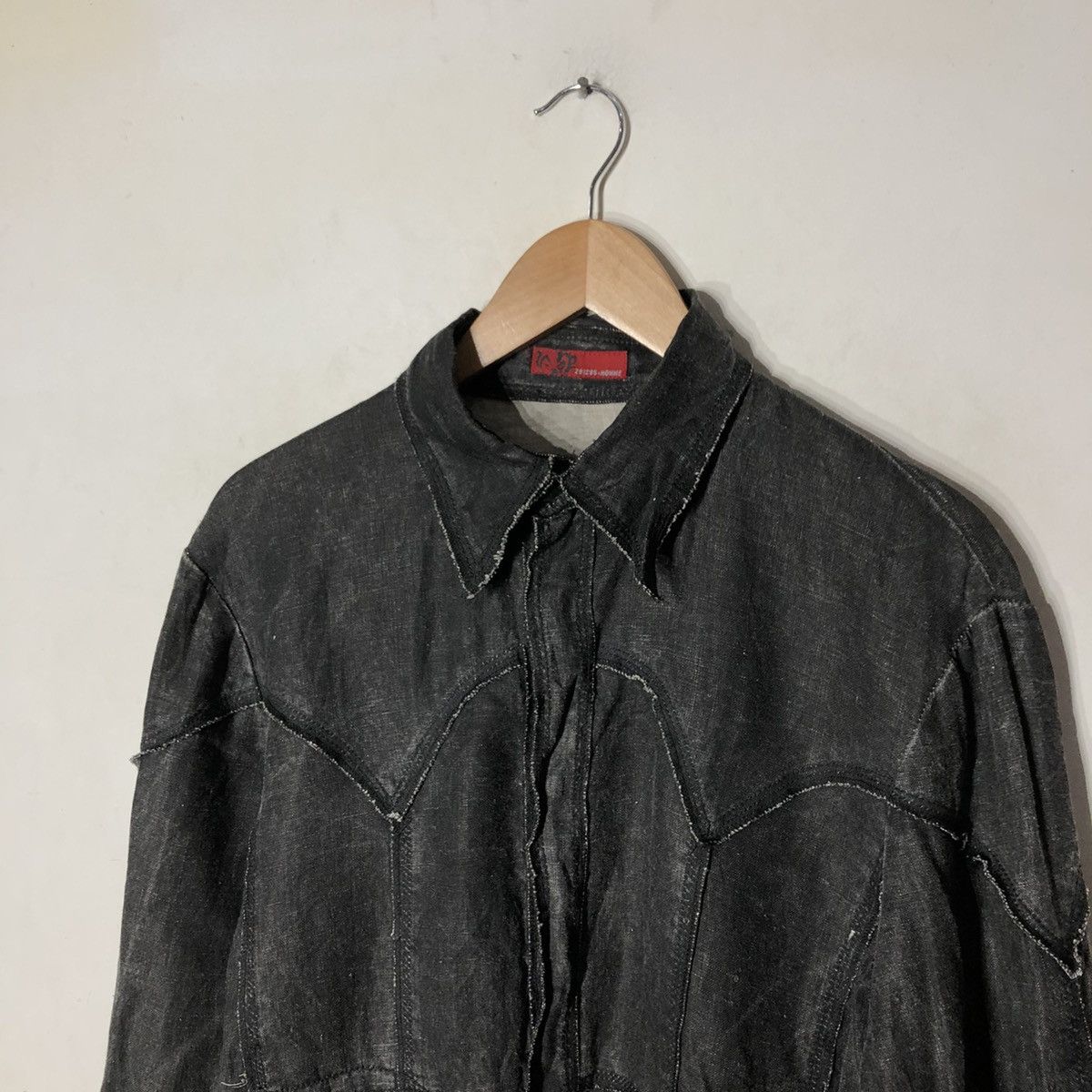 Japanese Brand DISTRESSED PATCH WORK 291295=HOMME Size US M / EU 48-50 / 2 - 4 Thumbnail