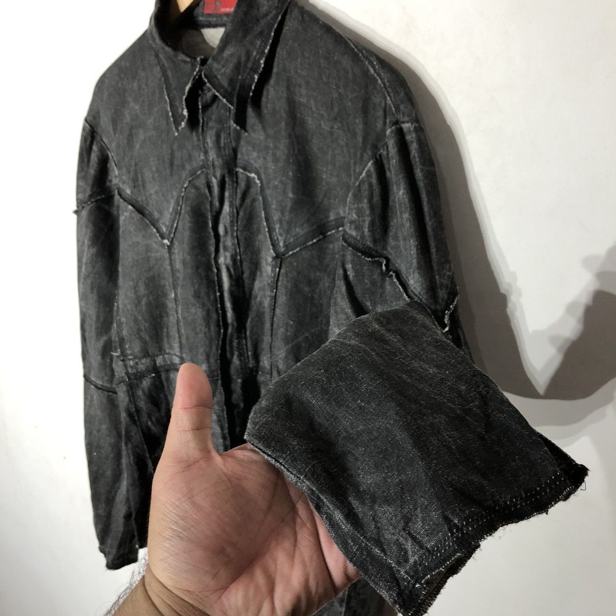 Japanese Brand DISTRESSED PATCH WORK 291295=HOMME Size US M / EU 48-50 / 2 - 5 Thumbnail
