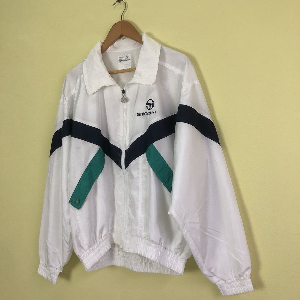Sergio Tacchini Vintage Sergio Tacchini 90' Design Size US L / EU 52-54 / 3 - 2 Thumbnail