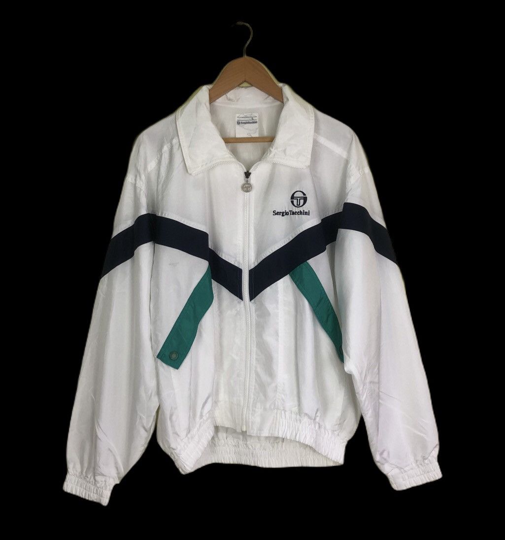 Sergio Tacchini Vintage Sergio Tacchini 90' Design Size US L / EU 52-54 / 3 - 1 Thumbnail
