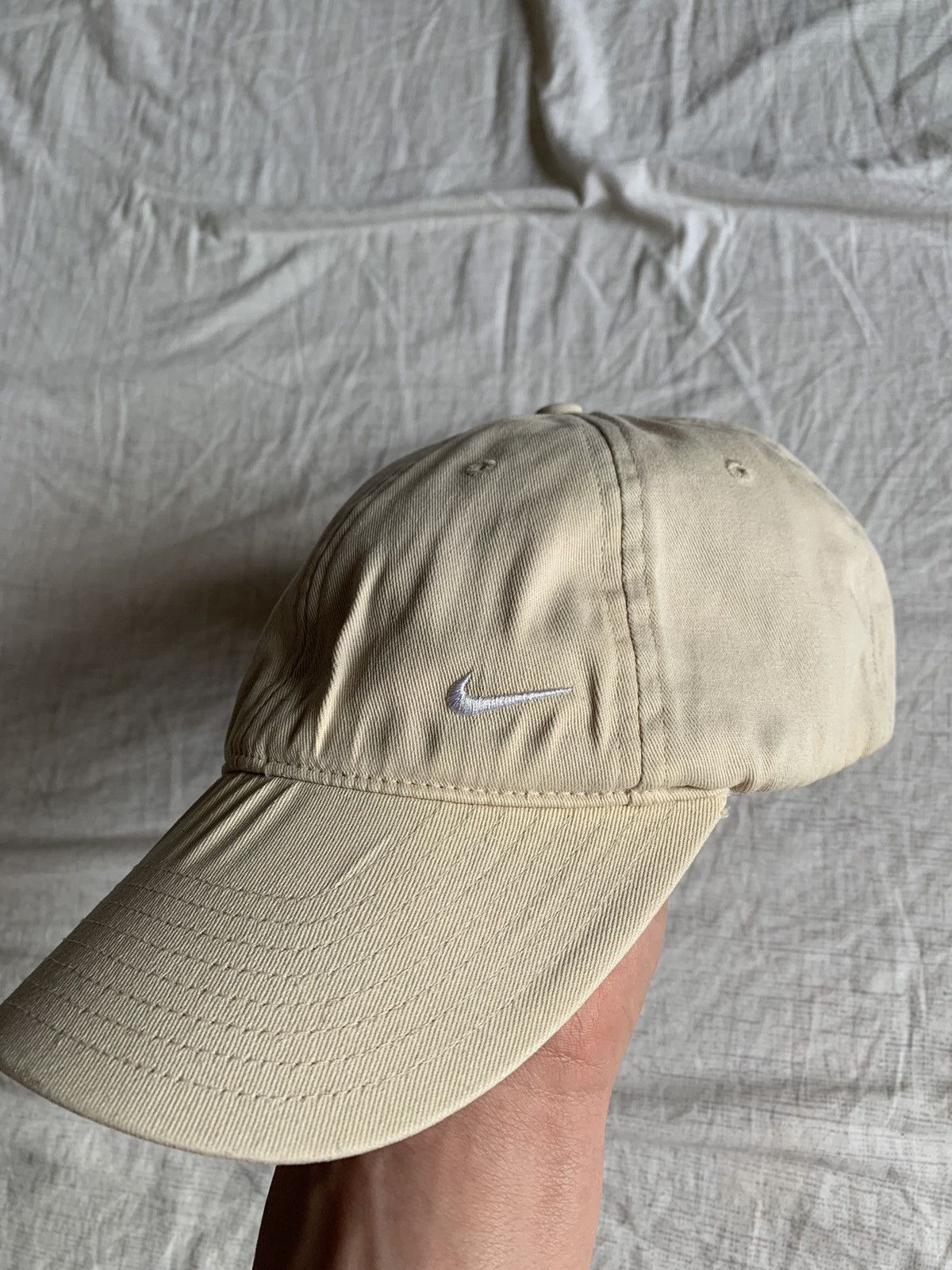 Nike × Vintage Nike vintage cap embroidered swoosh hat 90s Size ONE SIZE - 1 Thumbnail