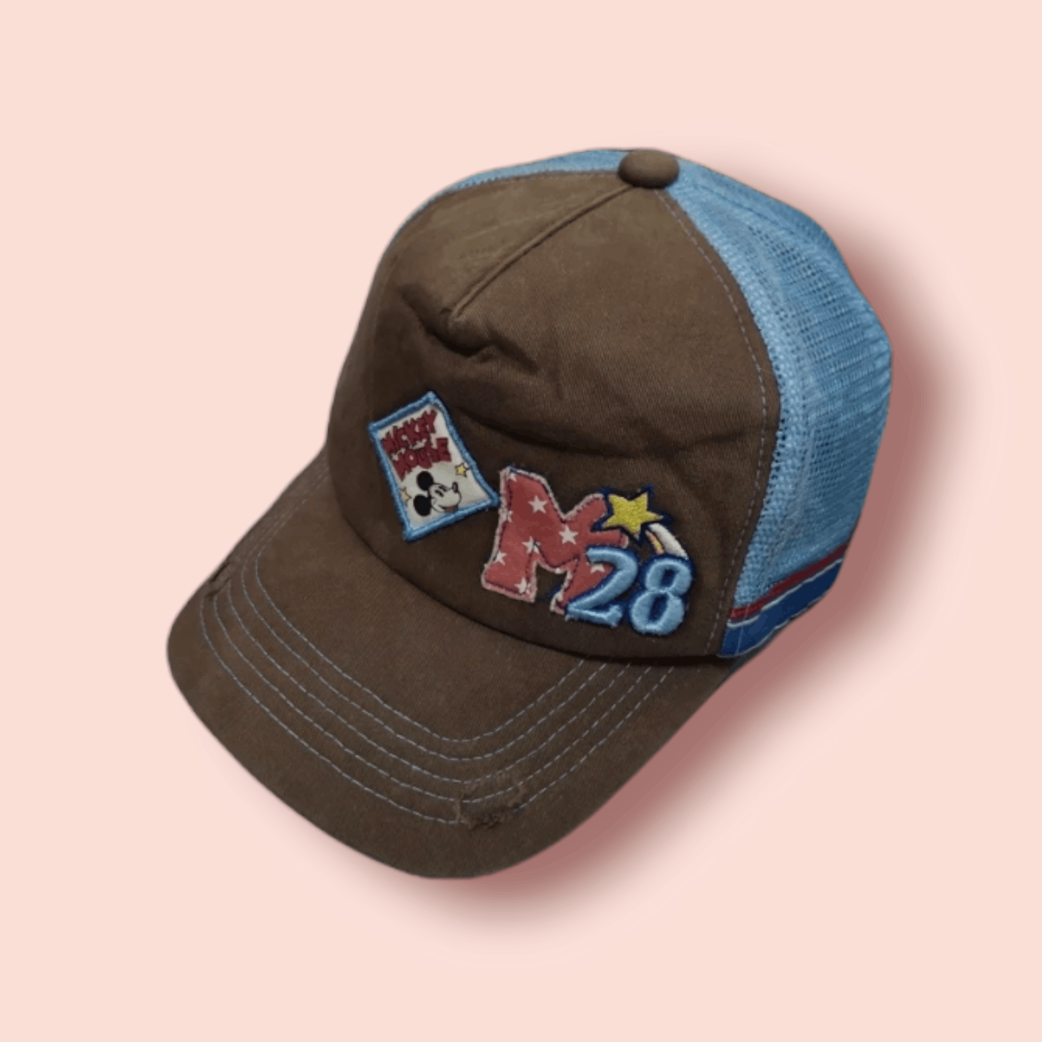 Disney × Mickey Mouse DOPE🔥VINTAGE DISTRESSED MICKEY MOUSE TRUCKER SNAPBACK Size ONE SIZE - 3 Thumbnail