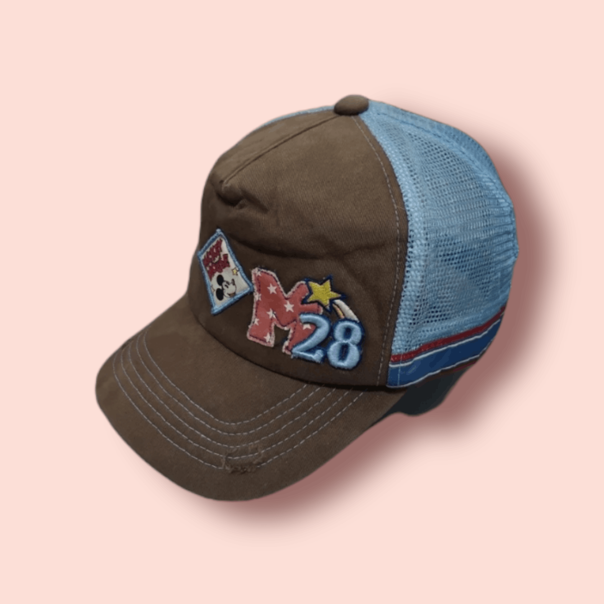 Disney × Mickey Mouse DOPE🔥VINTAGE DISTRESSED MICKEY MOUSE TRUCKER SNAPBACK Size ONE SIZE - 10 Thumbnail