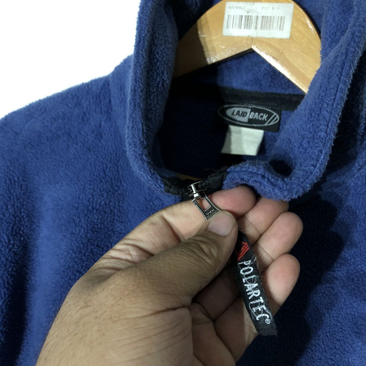 Japanese Brand FLEECE JACKET POLARTEC LAID BACK Size US L / EU 52-54 / 3 - 6 Thumbnail