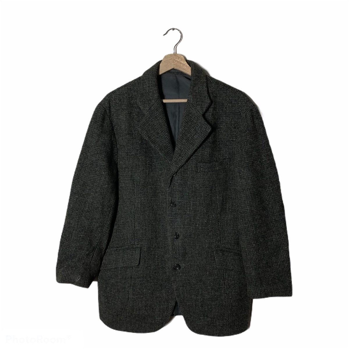 Harris Tweed HARRIS TWEED DOUBLE BREAST CASUAL COAT Size US M / EU 48-50 / 2 - 2 Thumbnail