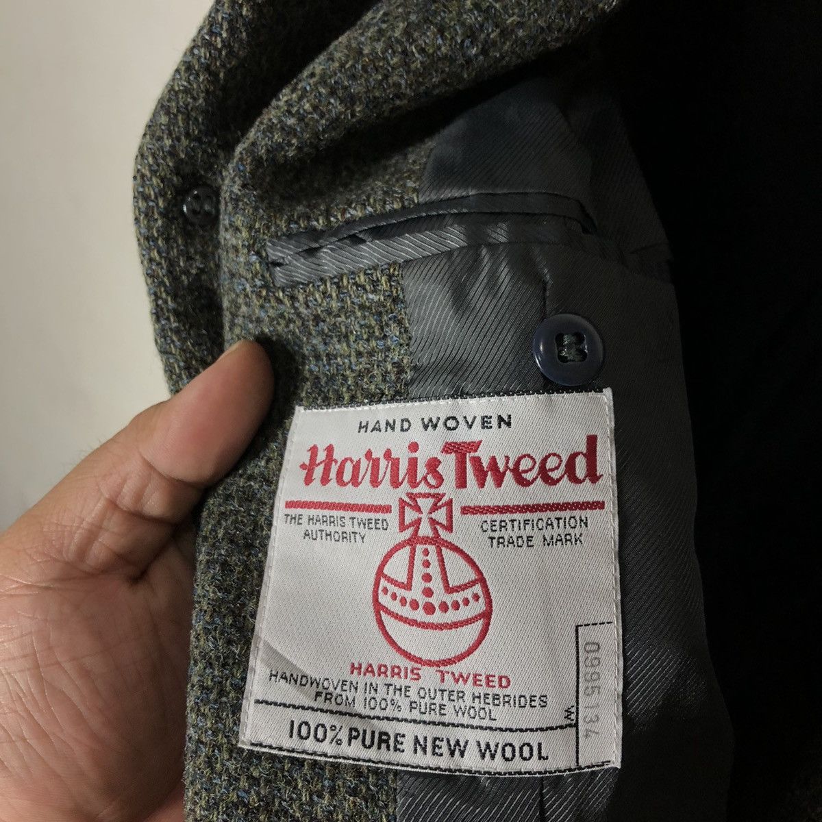 Harris Tweed HARRIS TWEED DOUBLE BREAST CASUAL COAT Size US M / EU 48-50 / 2 - 7 Thumbnail