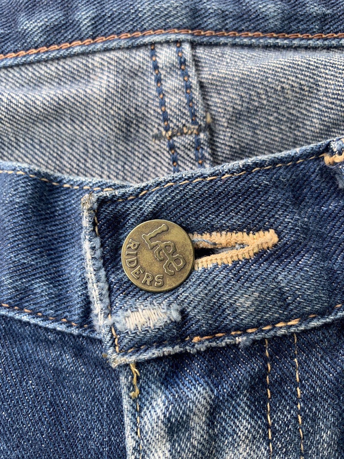 Lee × Vintage Lee Selvedge Boro Style Sashiko Denim Japan Edition Size US 31 - 6 Thumbnail