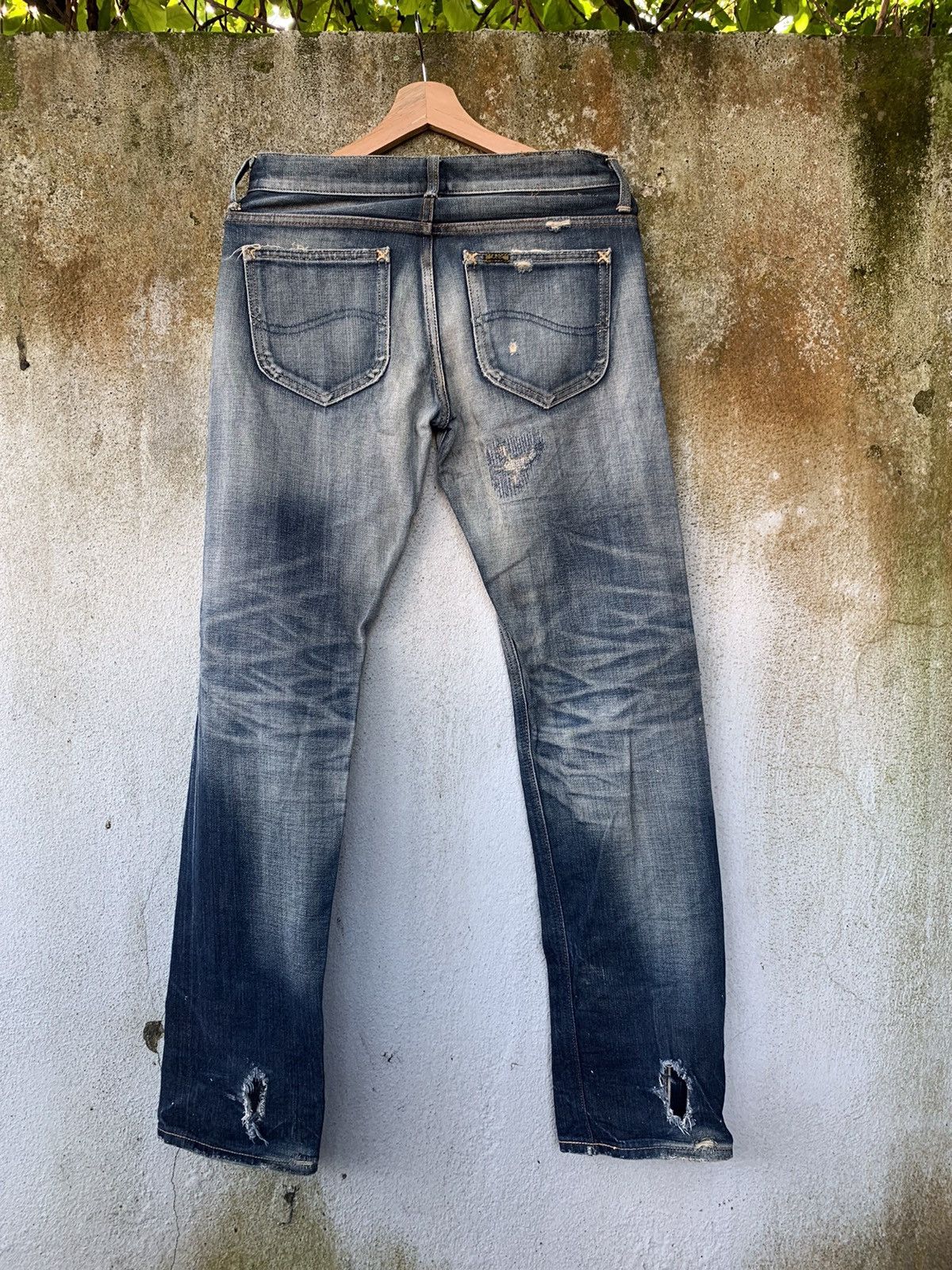 Lee × Vintage Lee Selvedge Boro Style Sashiko Denim Japan Edition Size US 31 - 2 Thumbnail
