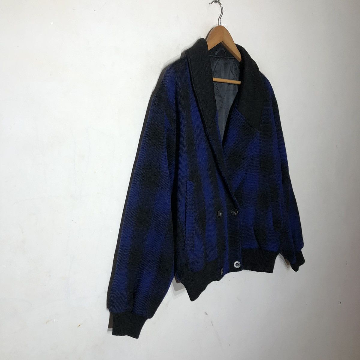 Japanese Brand Tartan Design Bomber Jacket Inspired by Issey Miyake Size US M / EU 48-50 / 2 - 3 Thumbnail