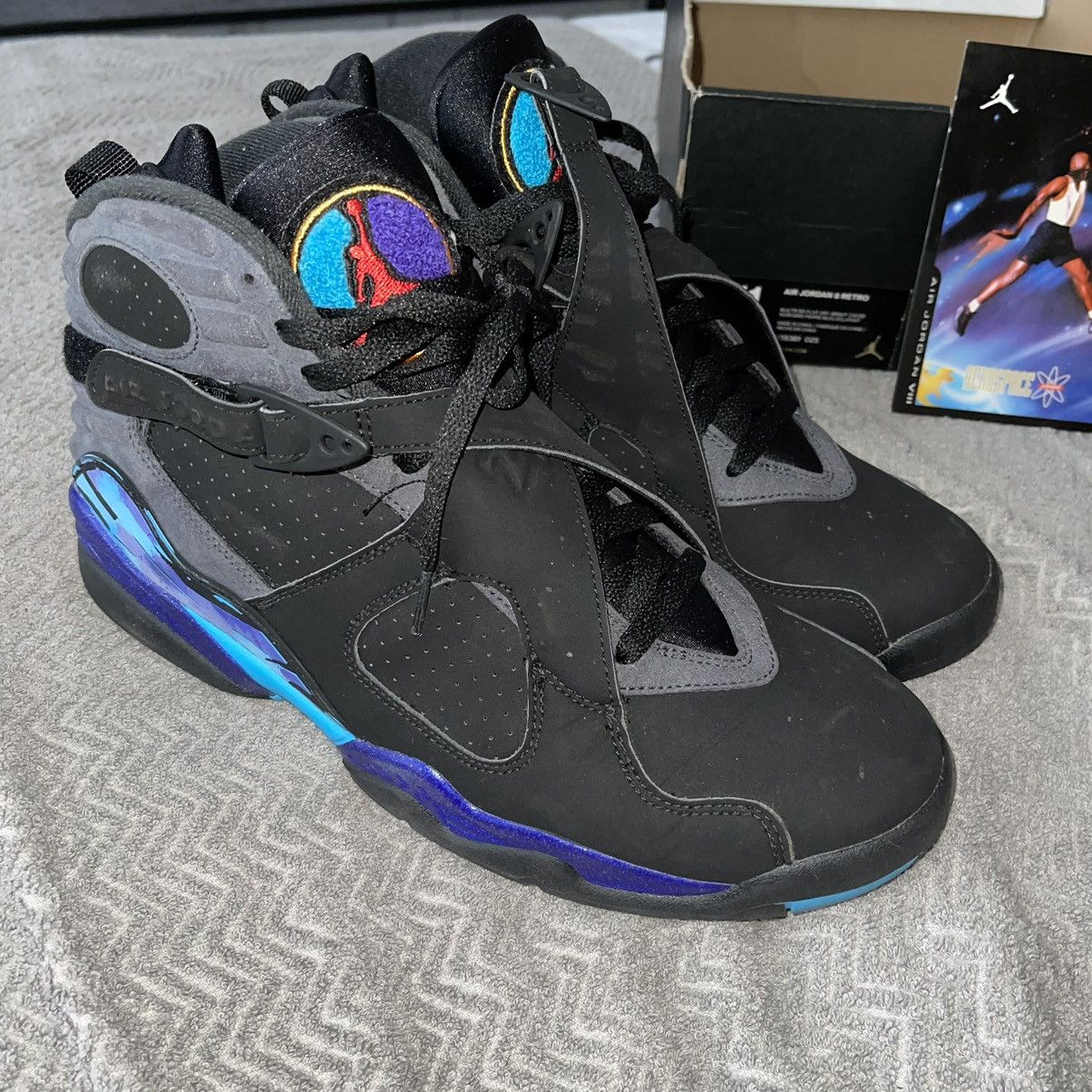 jordan 8 aqua size 9