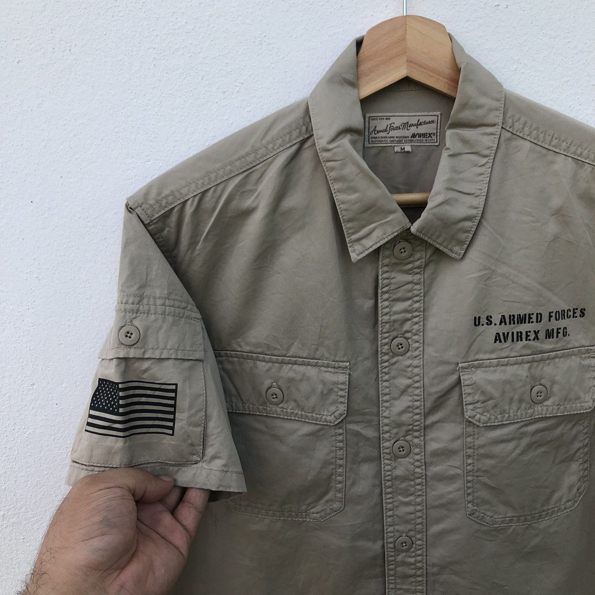 Avirex WORKER SHIRTS AVIREX U.S. ARMED FORCES Size US M / EU 48-50 / 2 - 3 Thumbnail