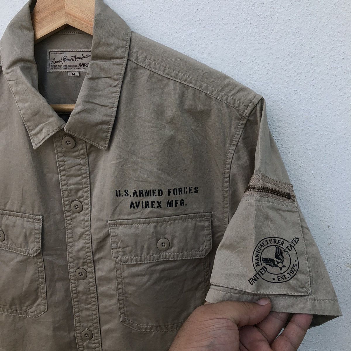 Avirex WORKER SHIRTS AVIREX U.S. ARMED FORCES Size US M / EU 48-50 / 2 - 4 Thumbnail
