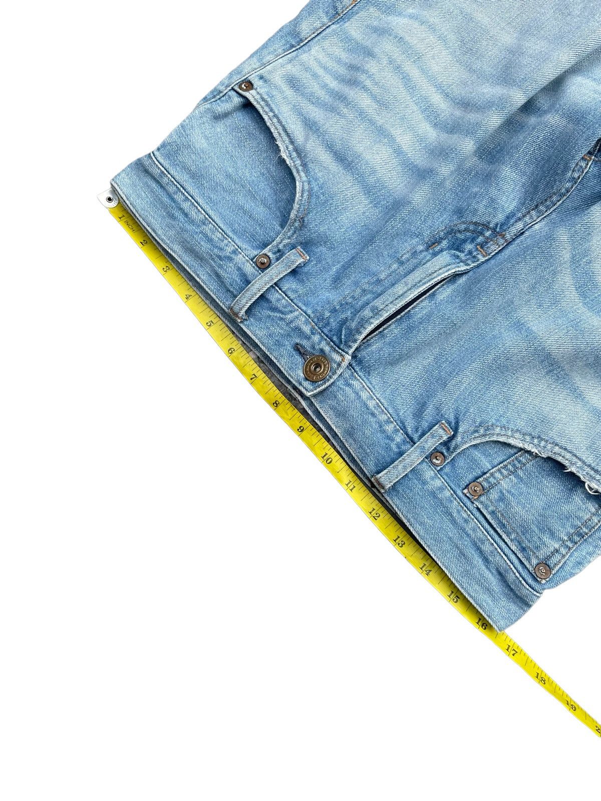 Japanese Brand Back Number Selvedge Denim Size US 33 - 2 Thumbnail