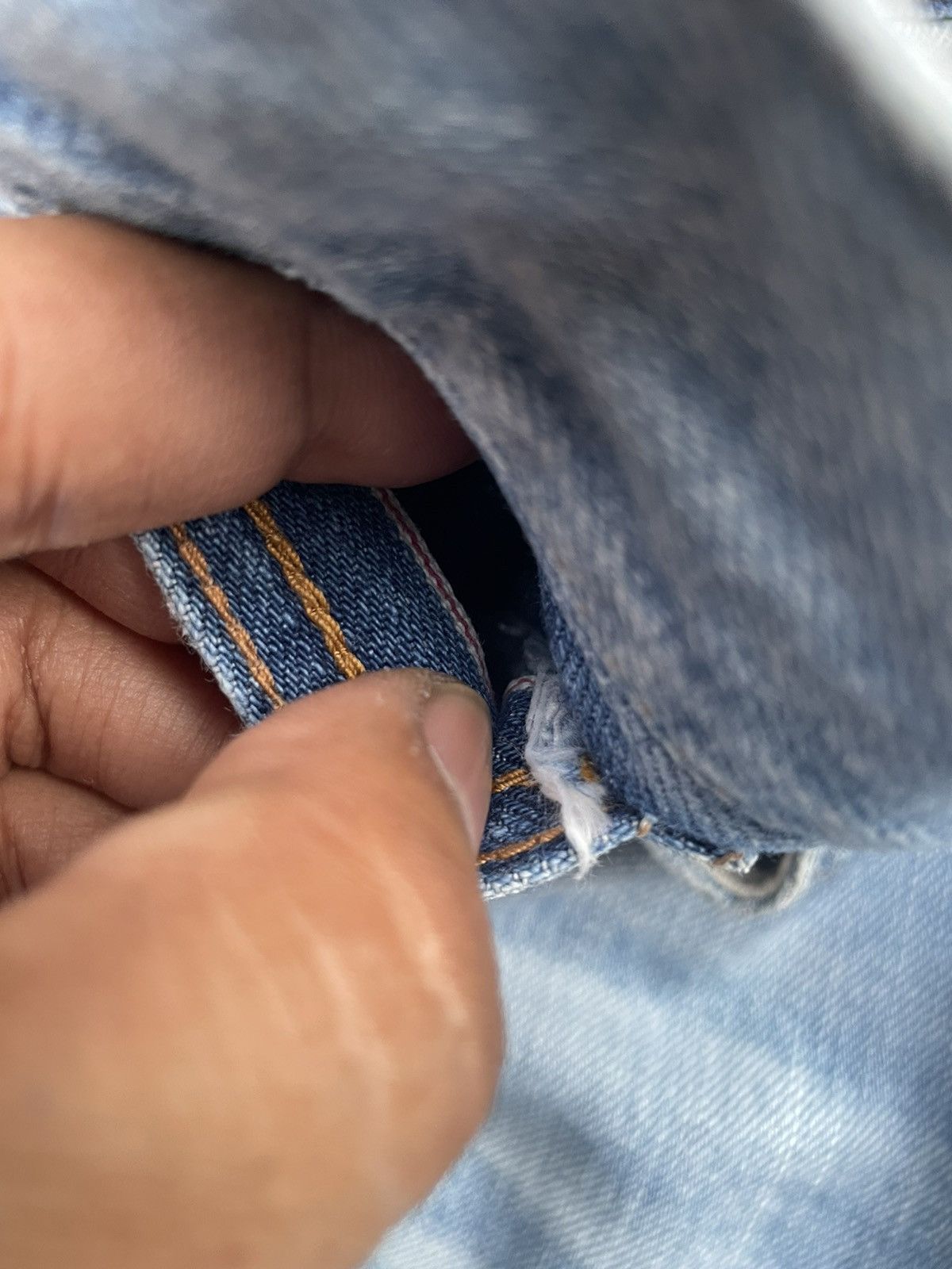 Japanese Brand Back Number Selvedge Denim Size US 33 - 25 Thumbnail