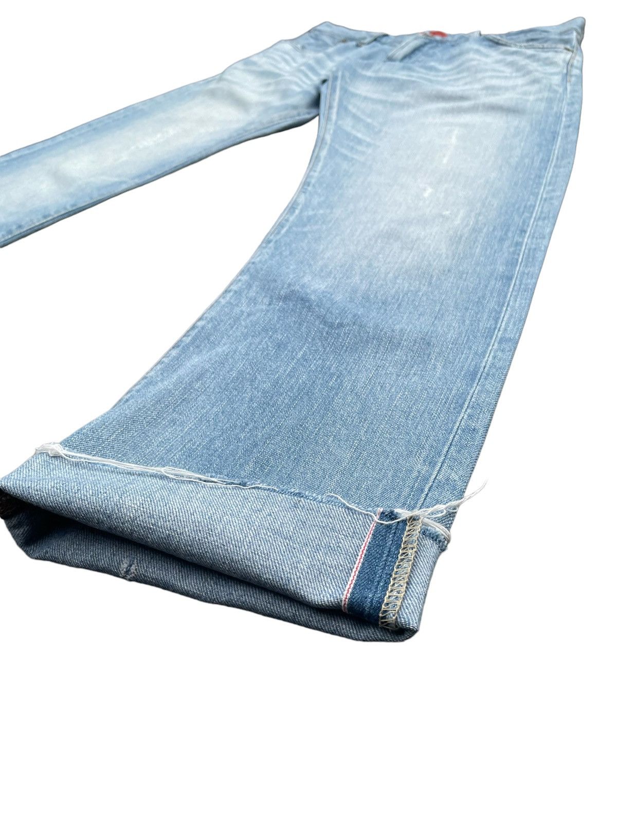 Japanese Brand Back Number Selvedge Denim Size US 33 - 4 Thumbnail