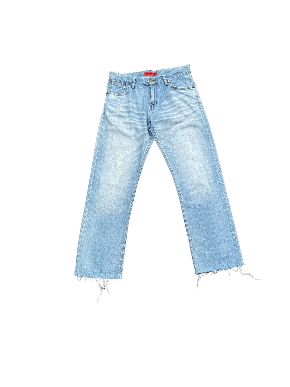 Japanese Brand Back Number Selvedge Denim Size US 33 - 3 Thumbnail