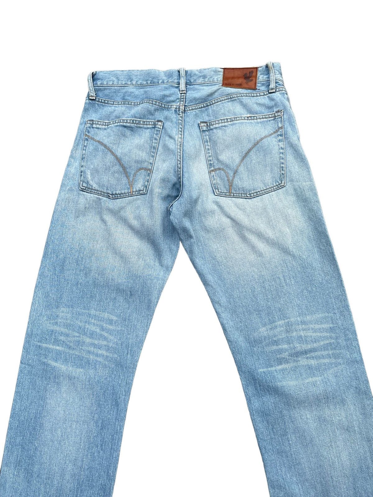 Japanese Brand Back Number Selvedge Denim Size US 33 - 13 Thumbnail