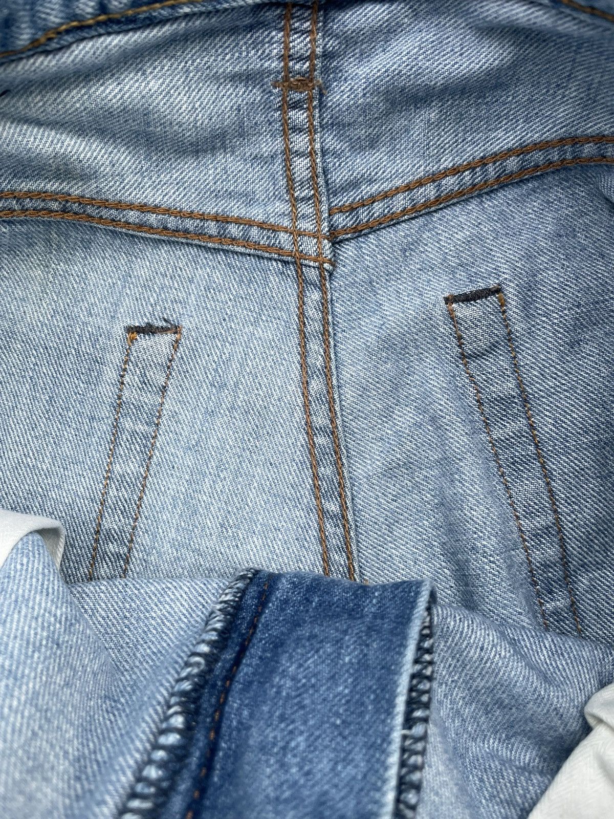 Japanese Brand Back Number Selvedge Denim Size US 33 - 21 Thumbnail
