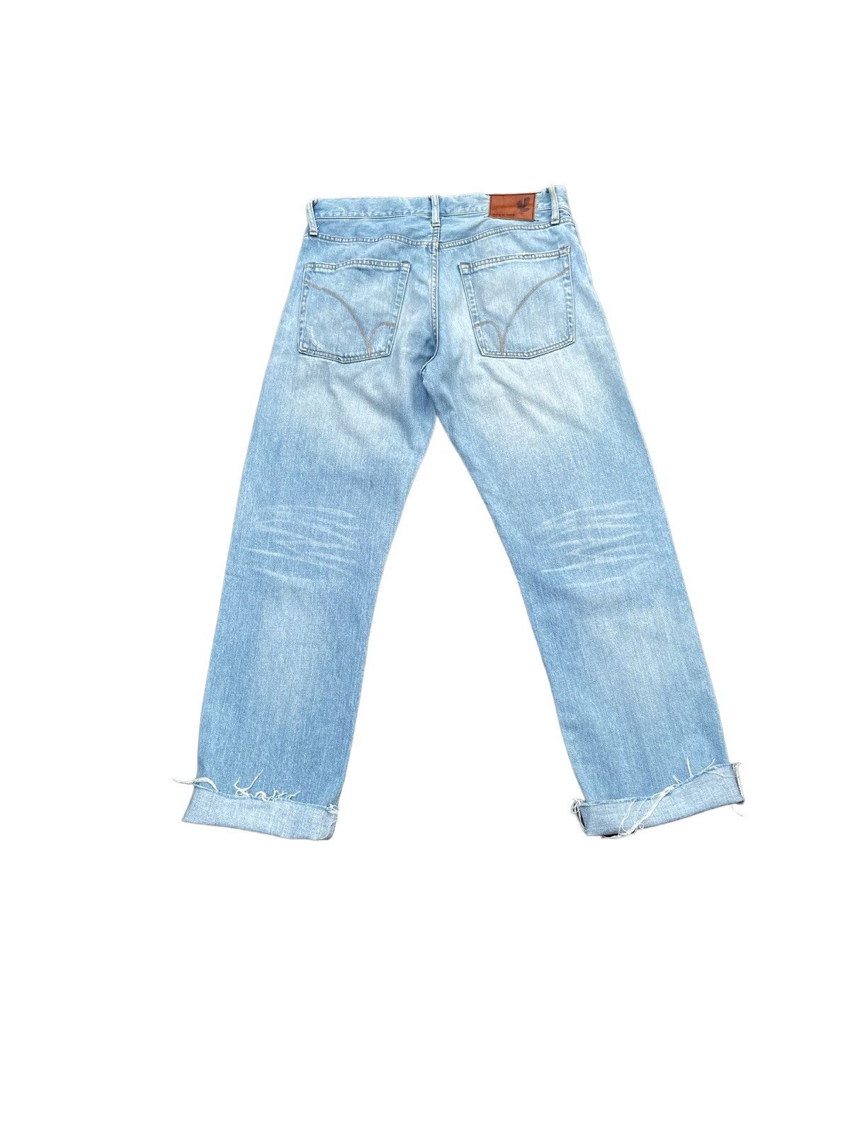 Japanese Brand Back Number Selvedge Denim Size US 33 - 12 Thumbnail