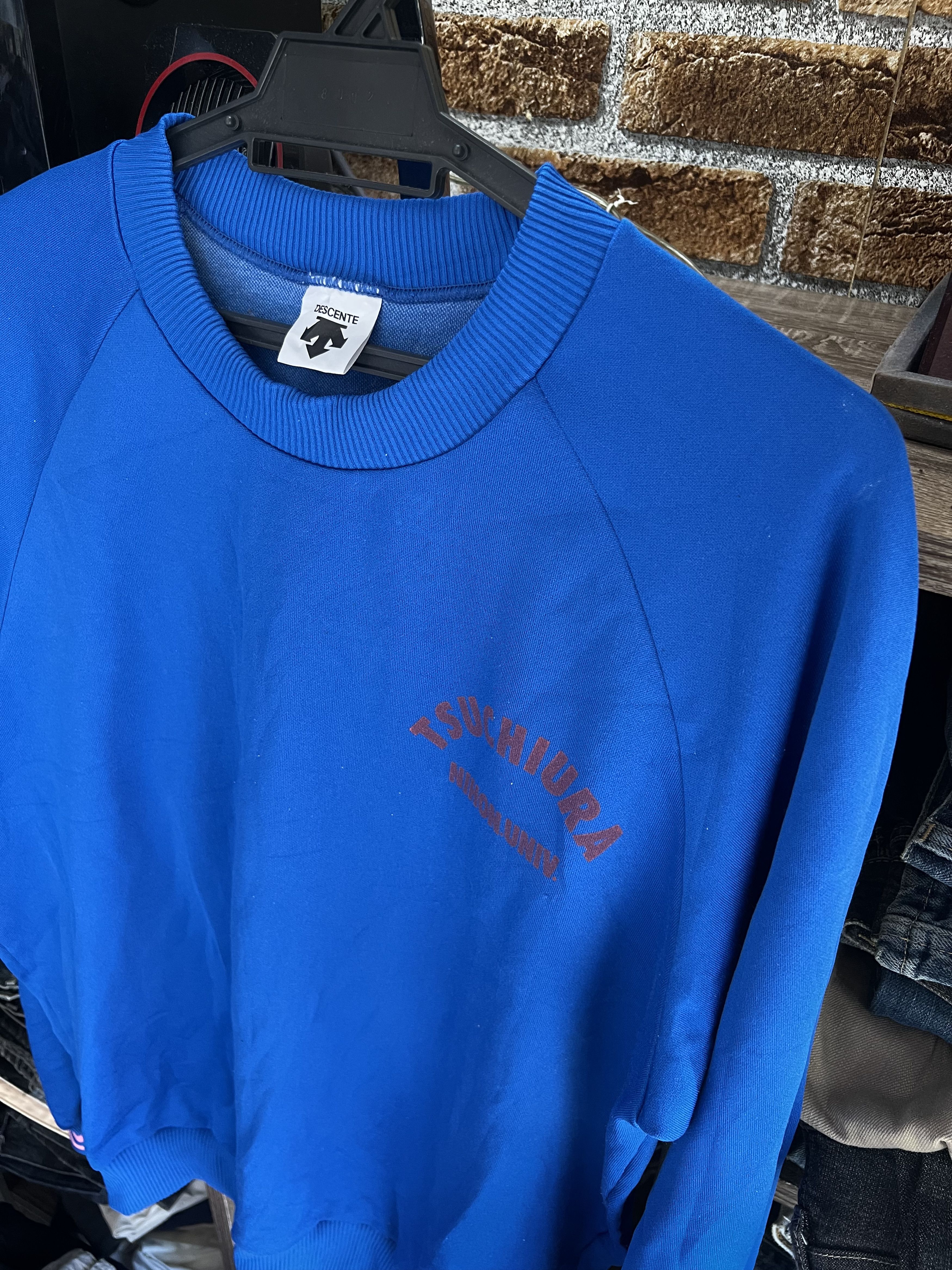 Descente 🔥Vintage Blue Descente Crewneck Sweatshirts Size US M / EU 48-50 / 2 - 4 Thumbnail