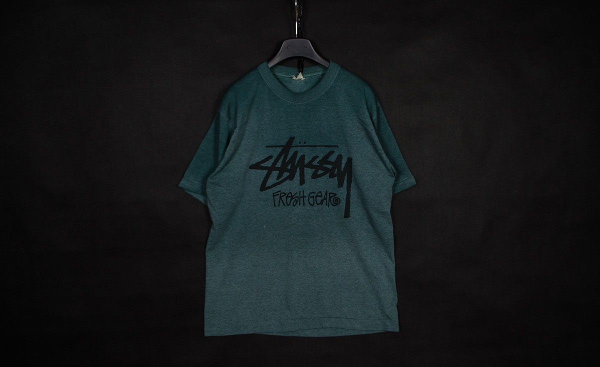 Stussy VERY RARE Vintage Stussy Distressed Worn Fresh Gear T Shirt Size US L / EU 52-54 / 3 - 3 Thumbnail