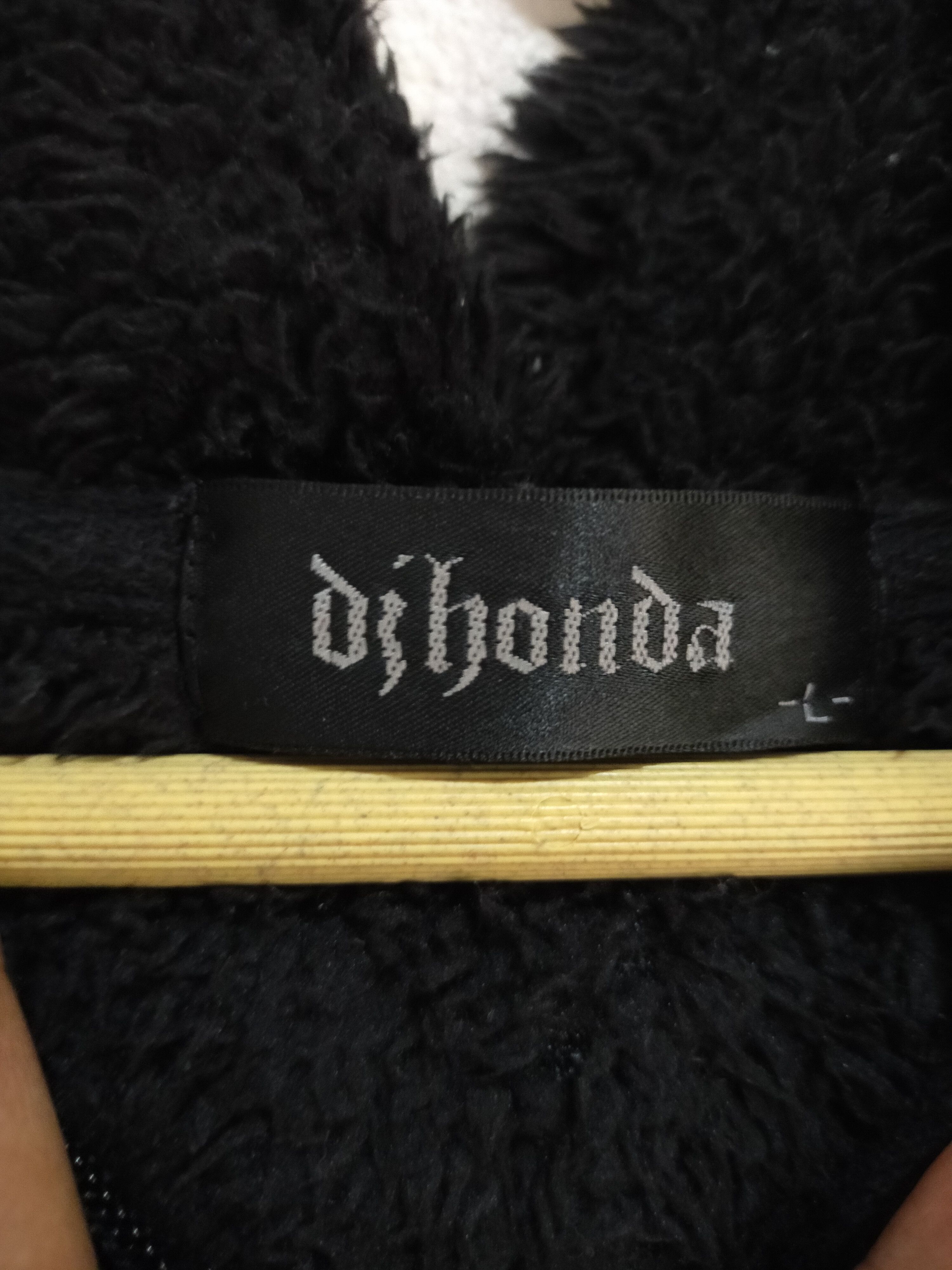 Japanese Brand DJ Honda Hip Hop Hoodie Black Plain Sherpa Size US L / EU 52-54 / 3 - 4 Thumbnail