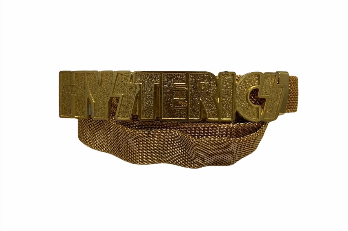 Hysteric Glamour × Japanese Brand RARE ‼️ Hysteric Glamour Gold Plated Belt 🇯🇵 Size ONE SIZE - 2 Thumbnail