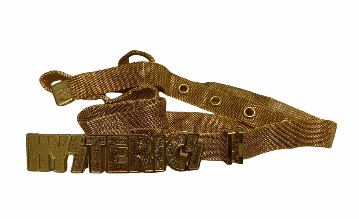 Hysteric Glamour × Japanese Brand RARE ‼️ Hysteric Glamour Gold Plated Belt 🇯🇵 Size ONE SIZE - 1 Thumbnail