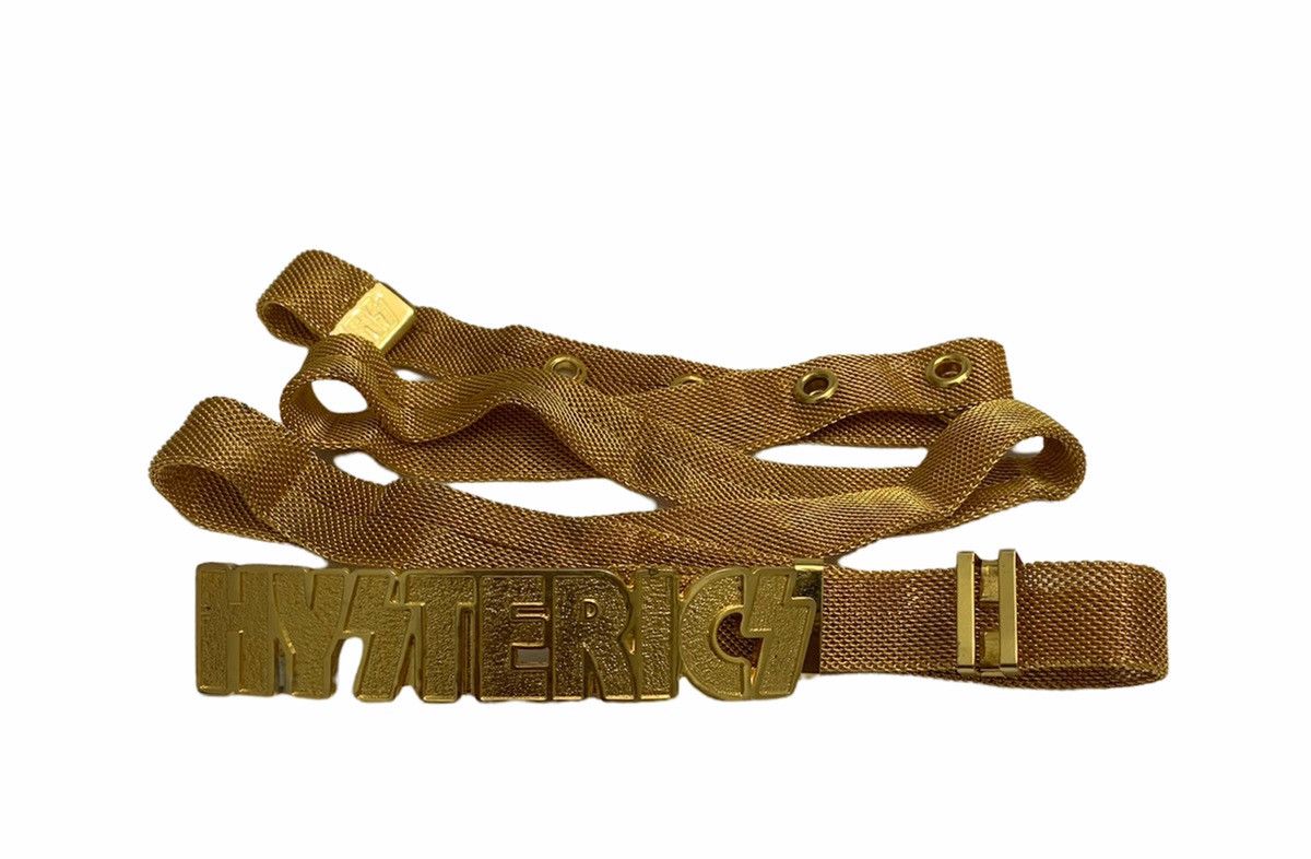 Hysteric Glamour × Japanese Brand RARE ‼️ Hysteric Glamour Gold Plated Belt 🇯🇵 Size ONE SIZE - 3 Thumbnail