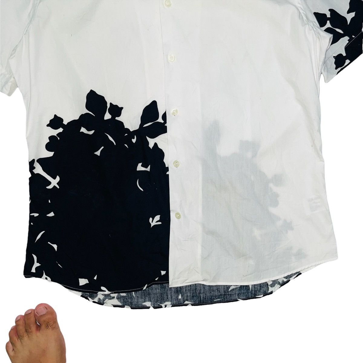 Designer × Paul Smith Paul Smith Floral Button Up Shirt Size US XL / EU 56 / 4 - 4 Thumbnail