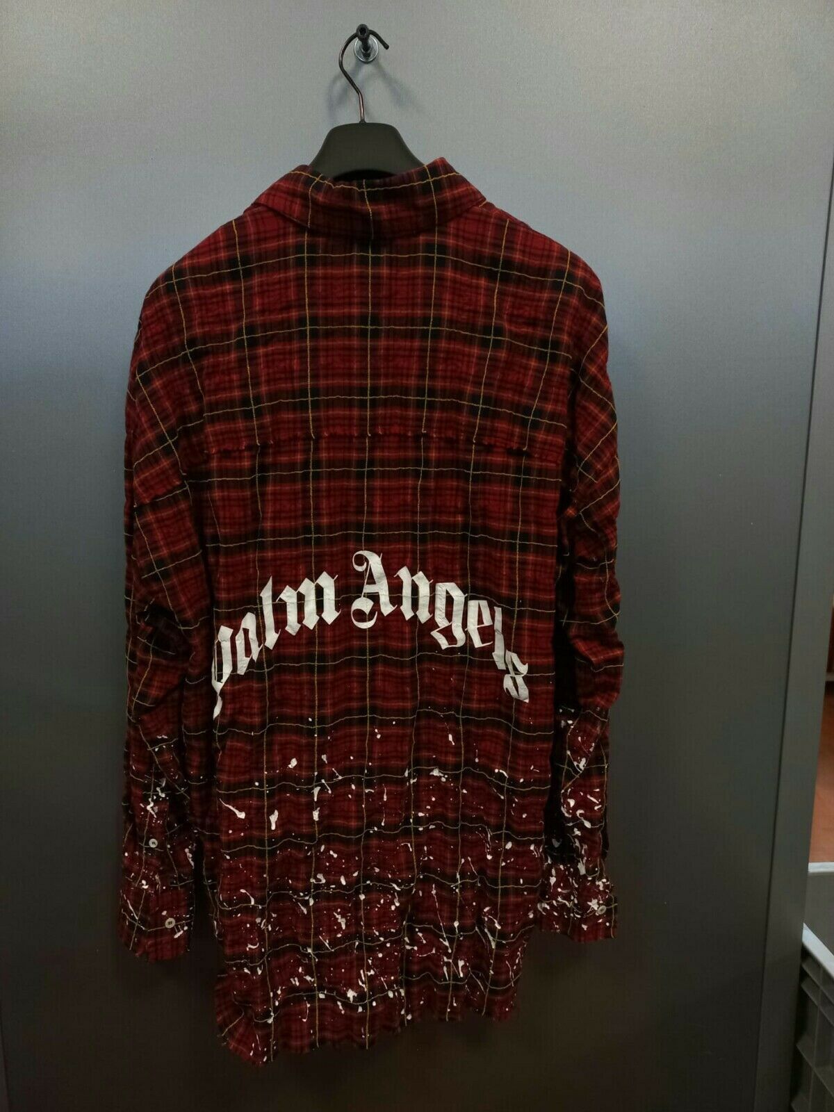 Palm Angels o1rshd Paint Splatter Button Up Rp650euro Shirt Size US M / EU 48-50 / 2 - 5 Thumbnail