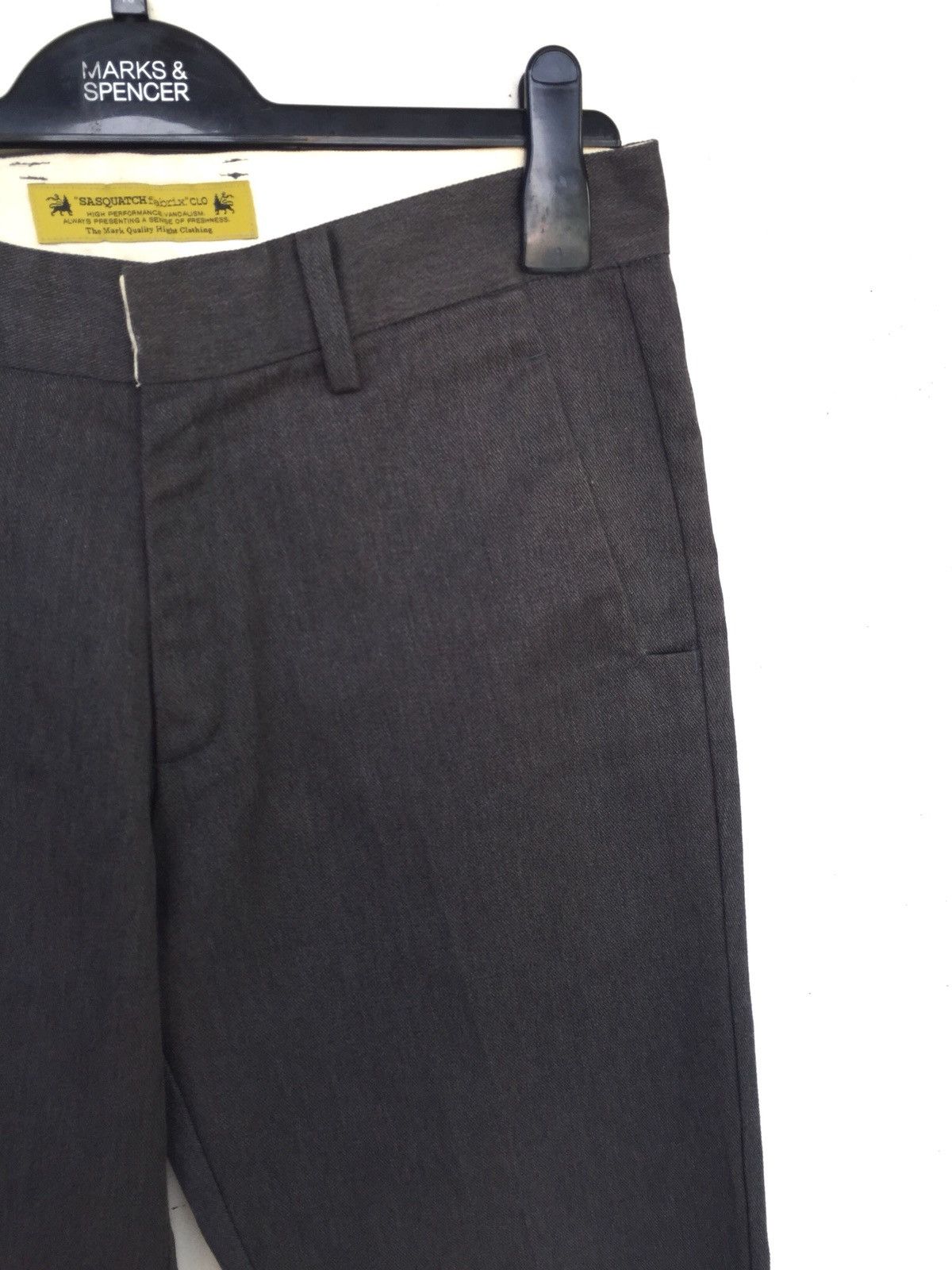 Sasquatchfabrix SS08 SasquatchFabrix 💀 Patch Slim Fit Crop Pants Size US 32 / EU 48 - 6 Thumbnail