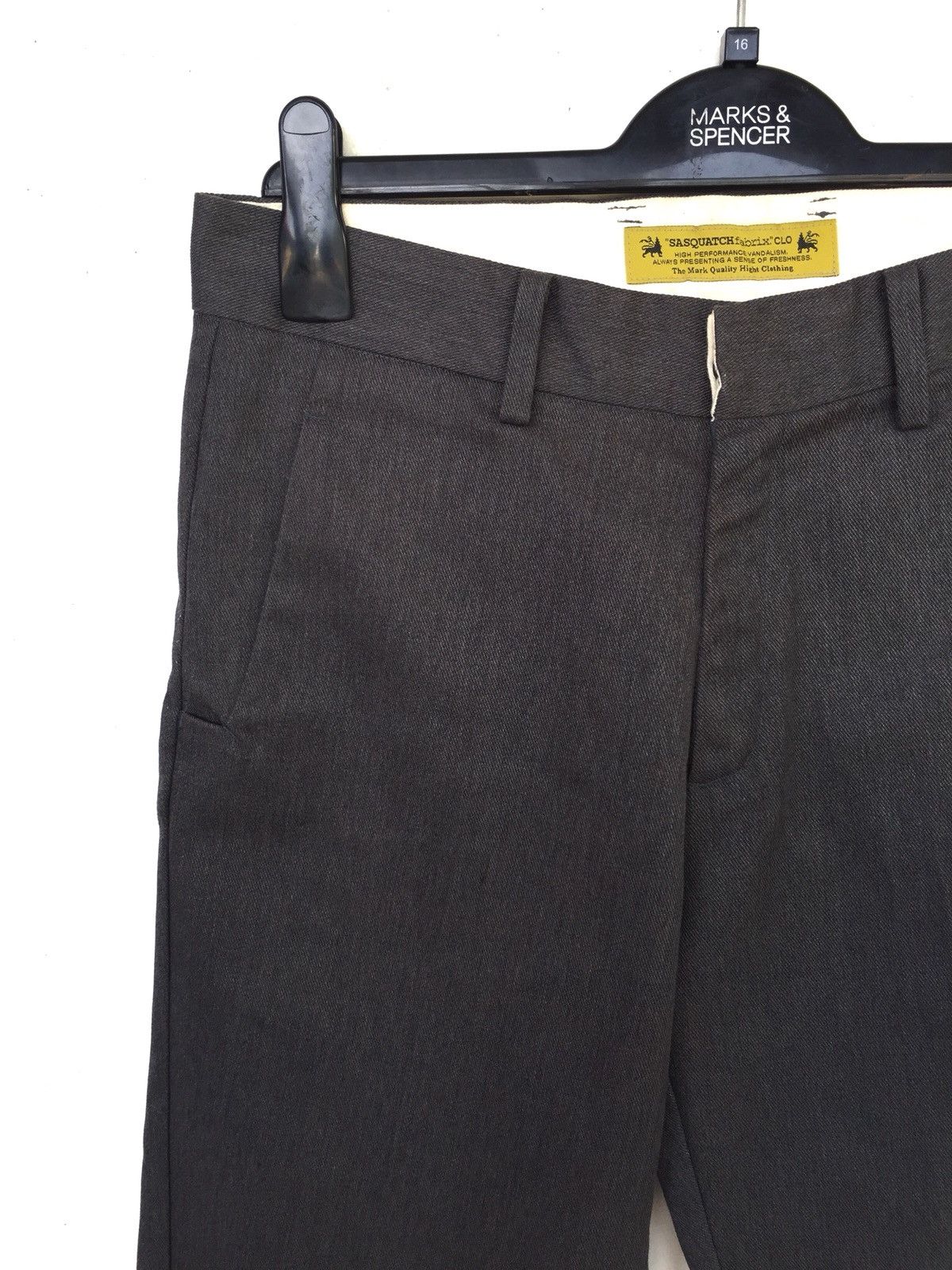 Sasquatchfabrix SS08 SasquatchFabrix 💀 Patch Slim Fit Crop Pants Size US 32 / EU 48 - 5 Thumbnail