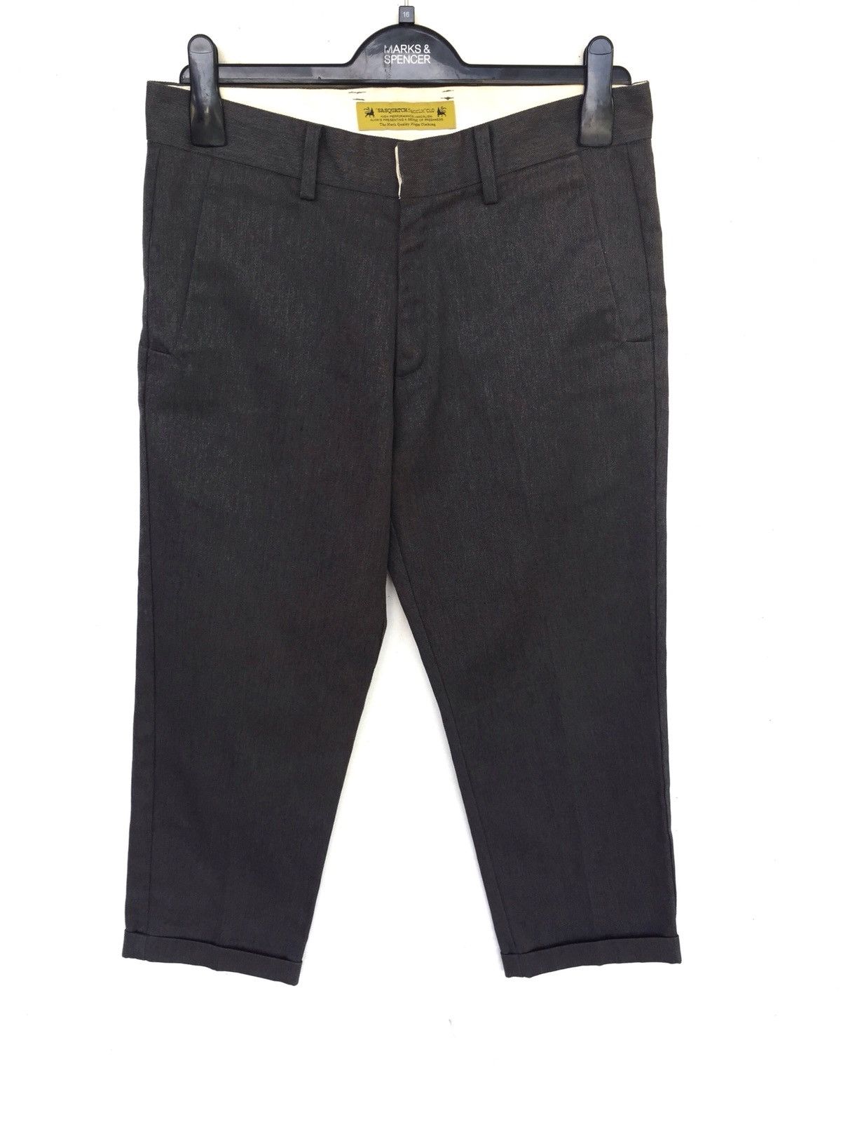 Sasquatchfabrix SS08 SasquatchFabrix 💀 Patch Slim Fit Crop Pants Size US 32 / EU 48 - 2 Thumbnail