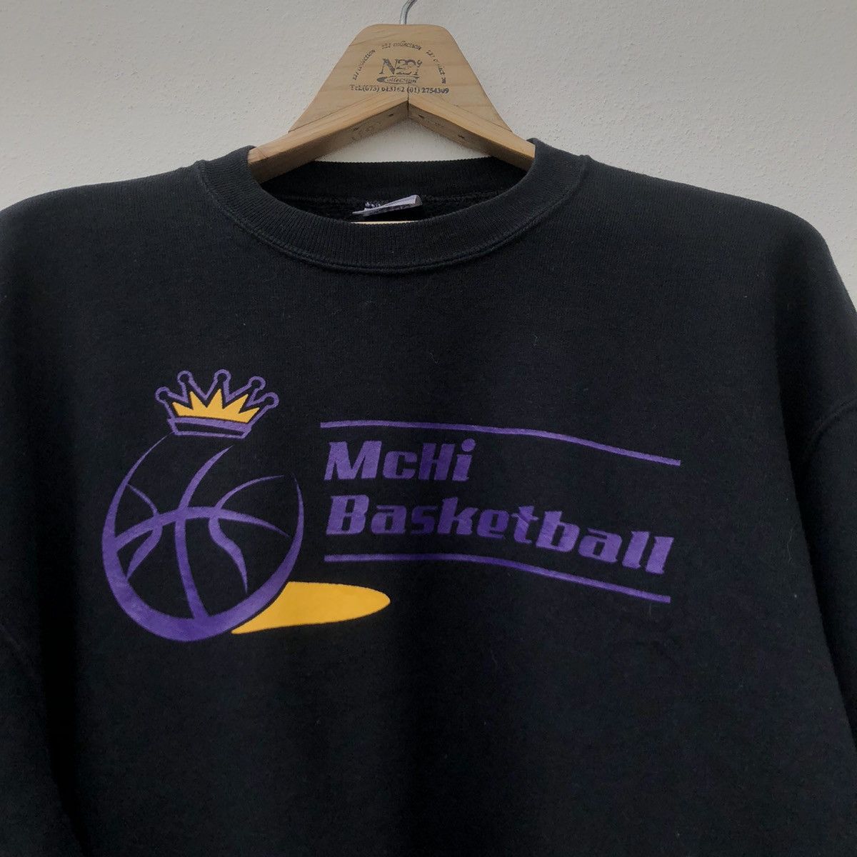 Vintage Vintage CrewNeck McHi Basketball Big Logo Size US M / EU 48-50 / 2 - 3 Thumbnail