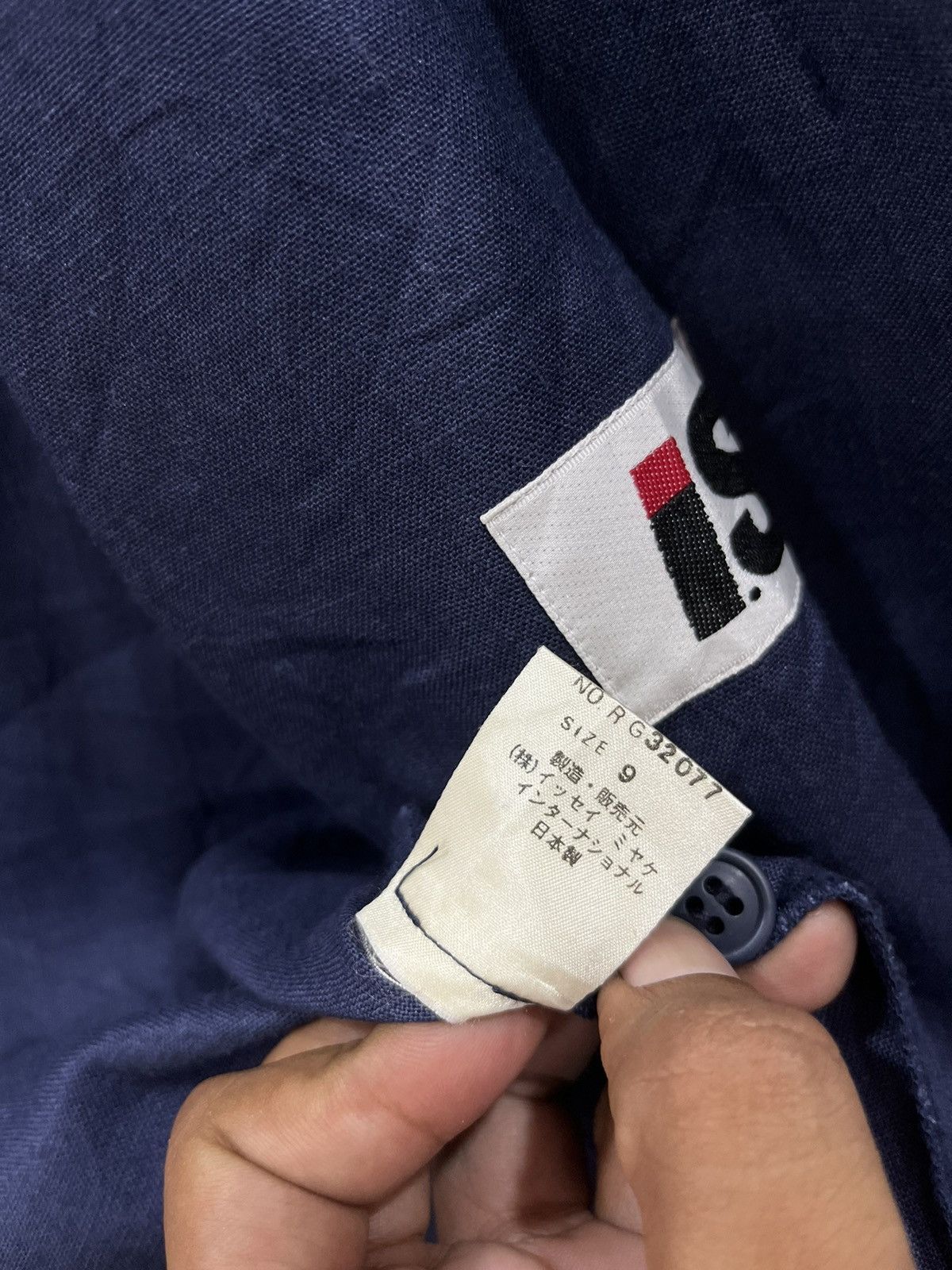 Issey Miyake U. VINTAGE ISSEY MIYAKE LINEN BLAZER Size 36S - 8 Thumbnail