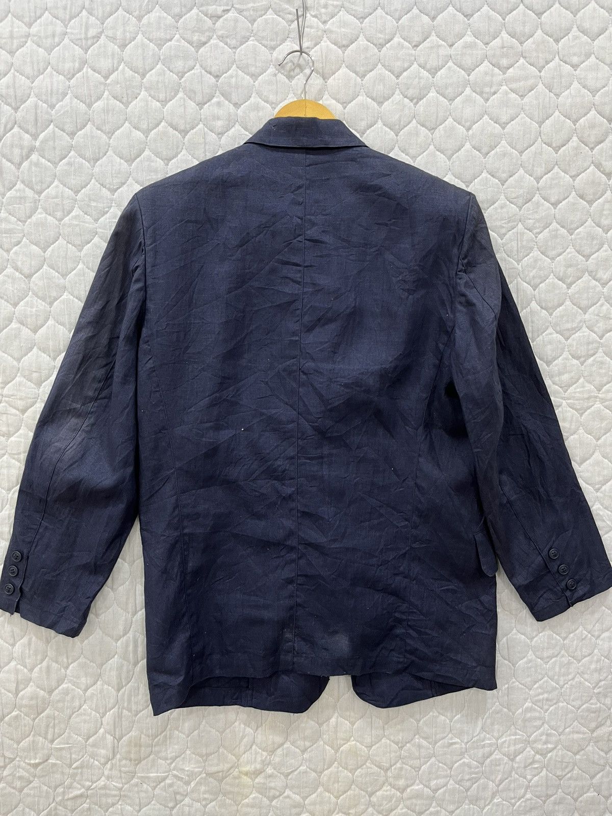 Issey Miyake U. VINTAGE ISSEY MIYAKE LINEN BLAZER Size 36S - 6 Thumbnail