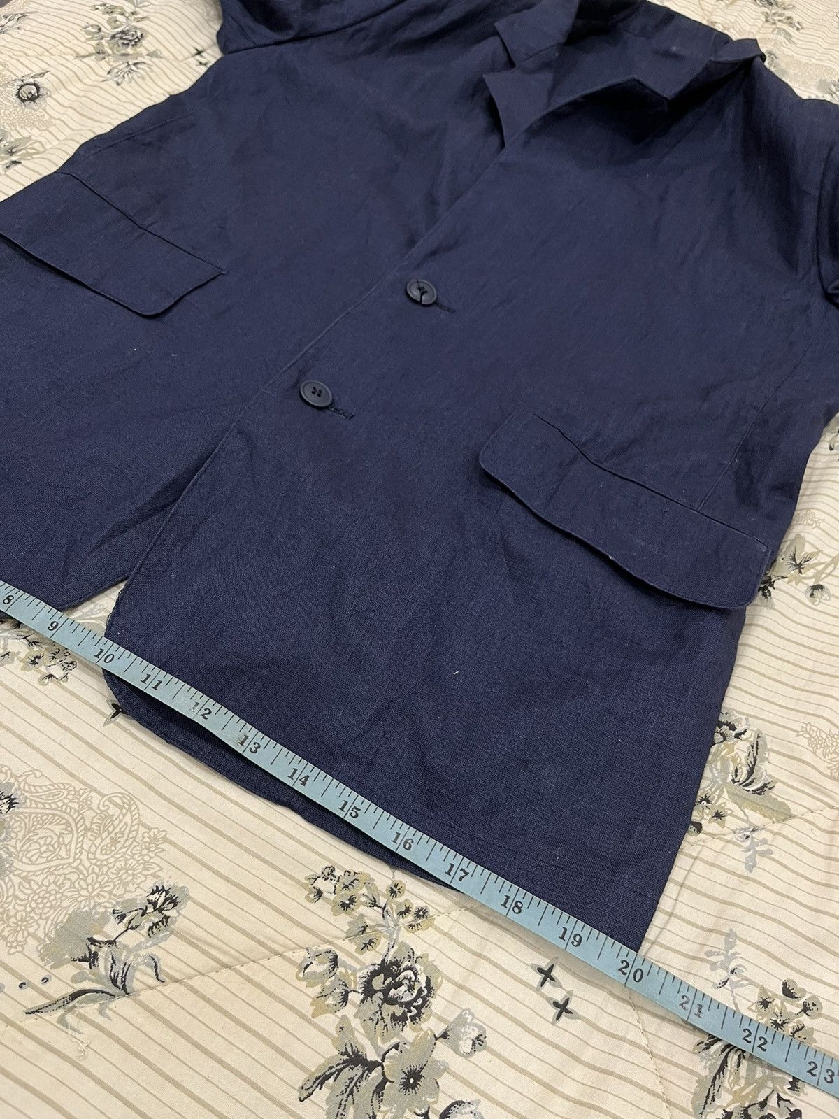 Issey Miyake U. VINTAGE ISSEY MIYAKE LINEN BLAZER Size 36S - 13 Thumbnail