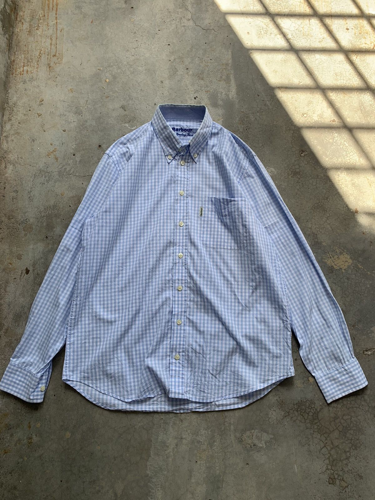 Barbour Barbour Checkered Button Up Oversized Shirt Size US XL / EU 56 / 4 - 1 Thumbnail