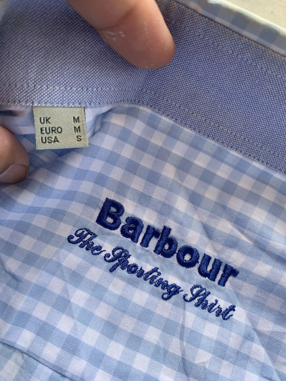 Barbour Barbour Checkered Button Up Oversized Shirt Size US XL / EU 56 / 4 - 6 Thumbnail