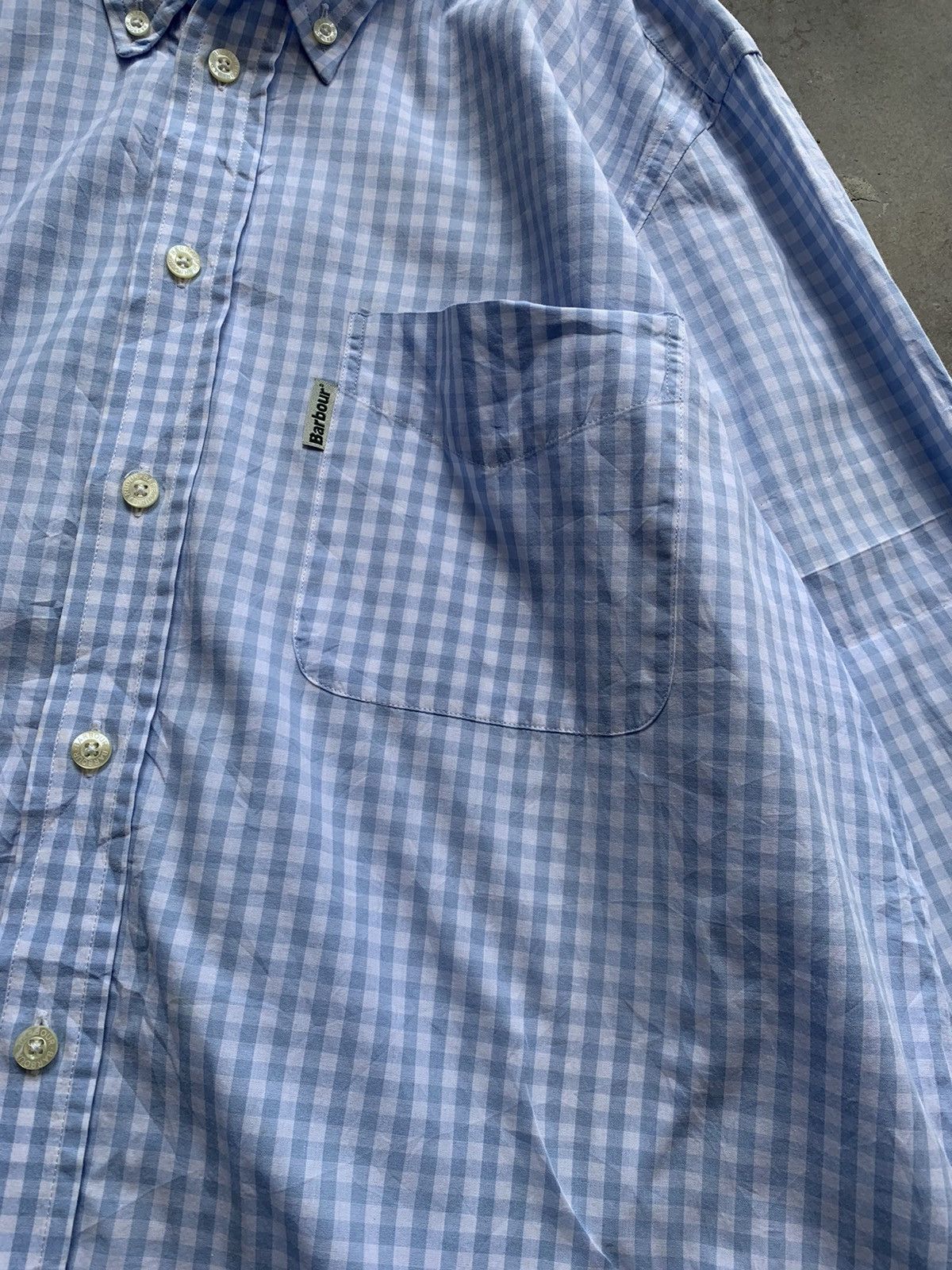 Barbour Barbour Checkered Button Up Oversized Shirt Size US XL / EU 56 / 4 - 3 Thumbnail